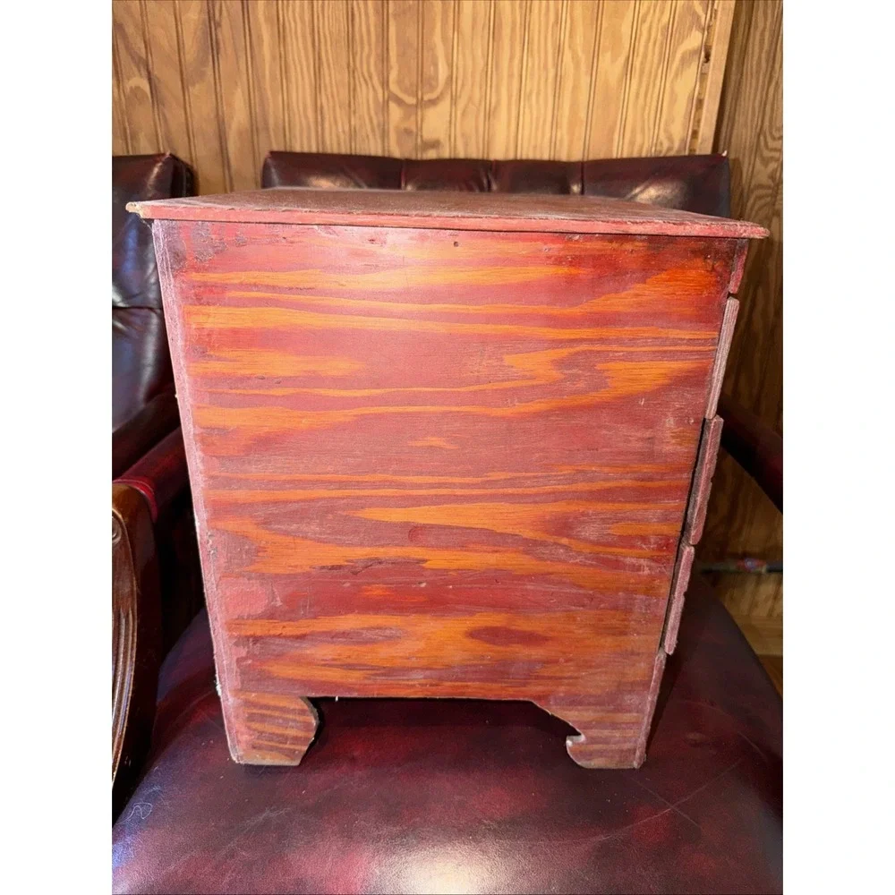 Primitive Antique 5 Drawer Parts Seed Thread Cabinet Apothecary Chest Handmade
